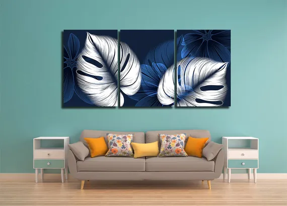 Модульная картина "Иллюзия пера"