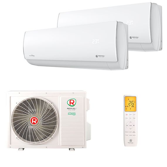 Мультисплит система на 2 комнаты Royal Clima RCI-PFF09HN x 2 / 2TFM-14HN/OUT
