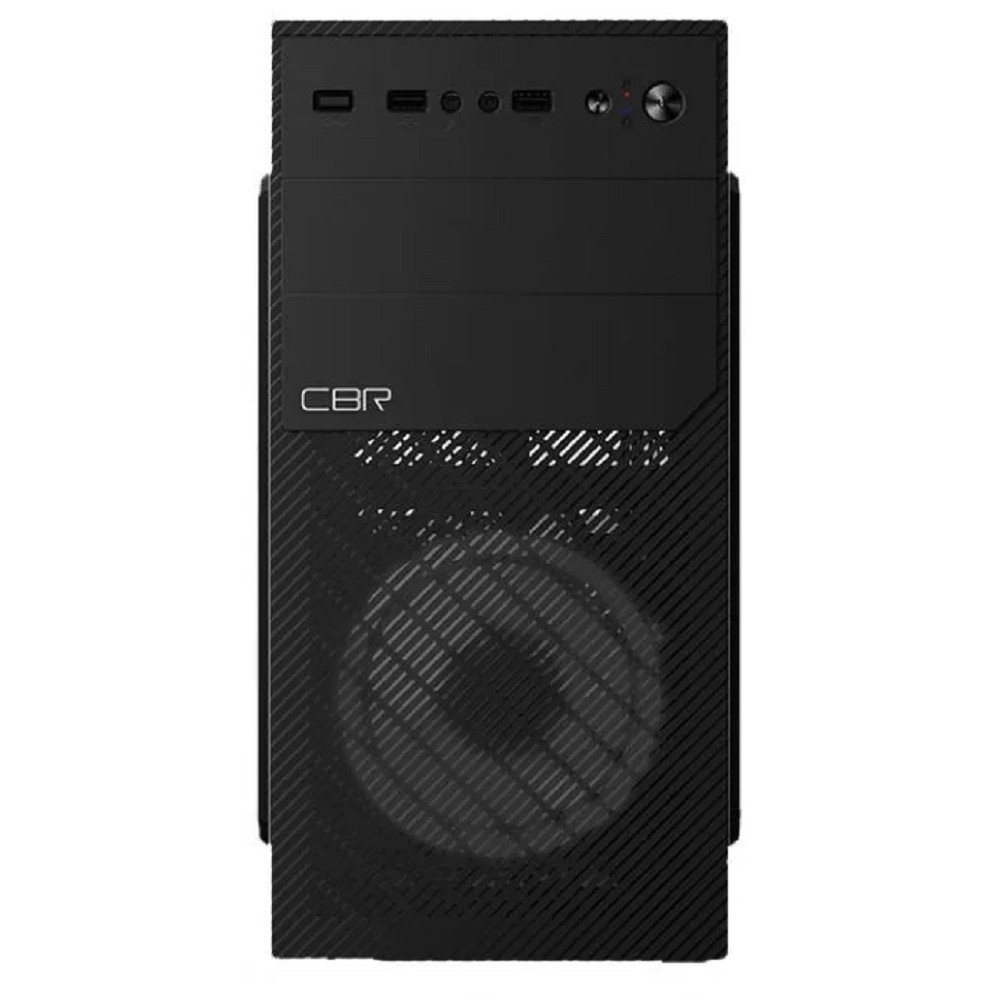 Корпус для компьютера CBR Корпус mATX Minitower RD850, без БП, 1*USB 3.0, 2*USB 2.0, HD Audio+Mic, кабель питания 1.2м, Black [PCC-MATX-RD850-WPSU]