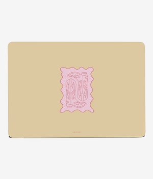 Виниловая наклейка HOWDY для MacBook