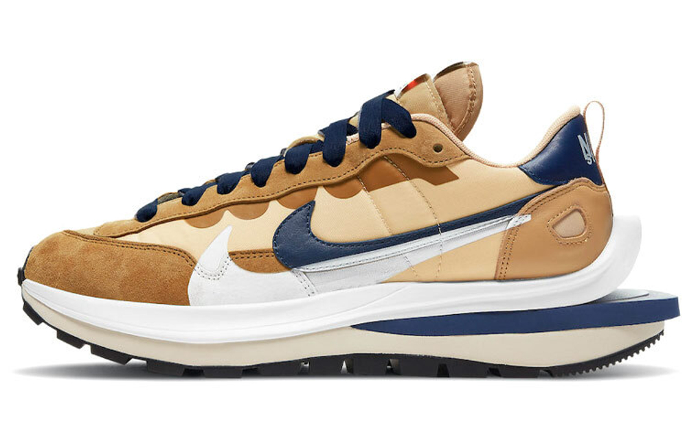 Кроссовки Sacai X Nike Vaporwaffle Sesame And Blue Void