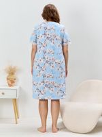 Ночная сорочка Узор-1 Виотекс ГОЛУБОЙ