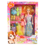 Кукла тип Модель с ребенком, коробка 8838-2