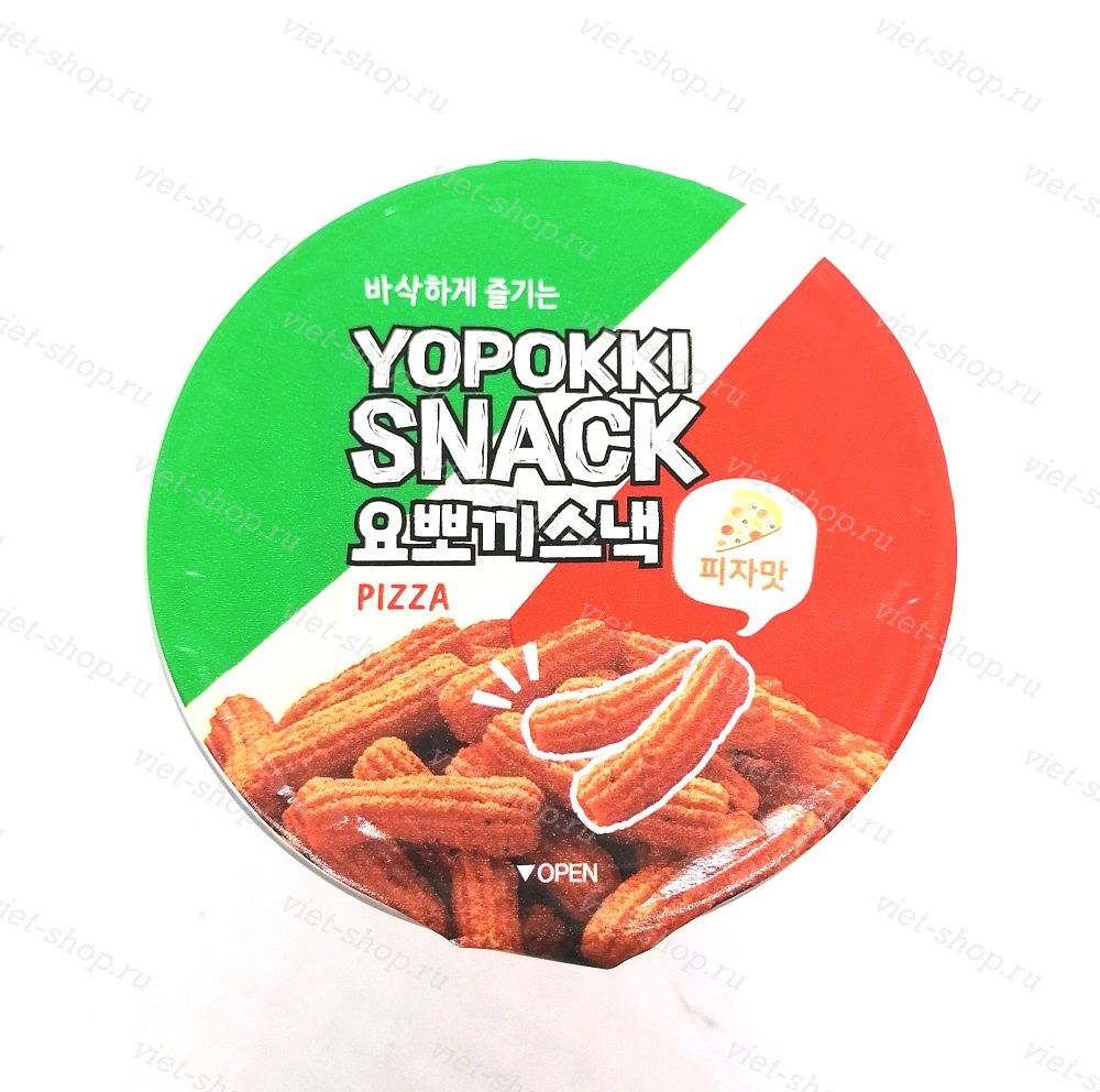 Снэк со вкусом пиццы YOPOKKI SNACK PIZZA, Корея, 50 гр.