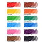 Карандаши цветные чёрное дерево BRAUBERG BLACK WOOD, 12 цветов, трехгранные, мягкий грифель 3 мм, 181948