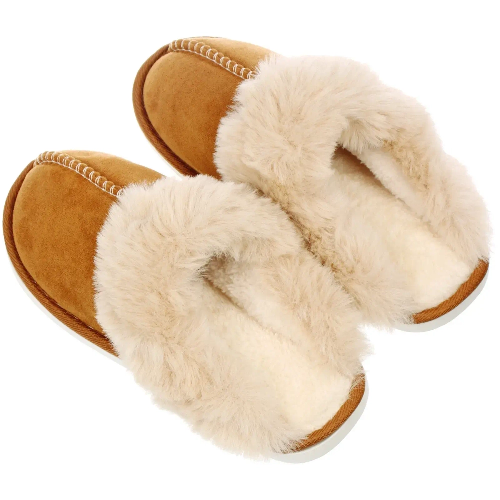 Тапочки женские домашние «IRIS», цвет капучино, р-р 42/43