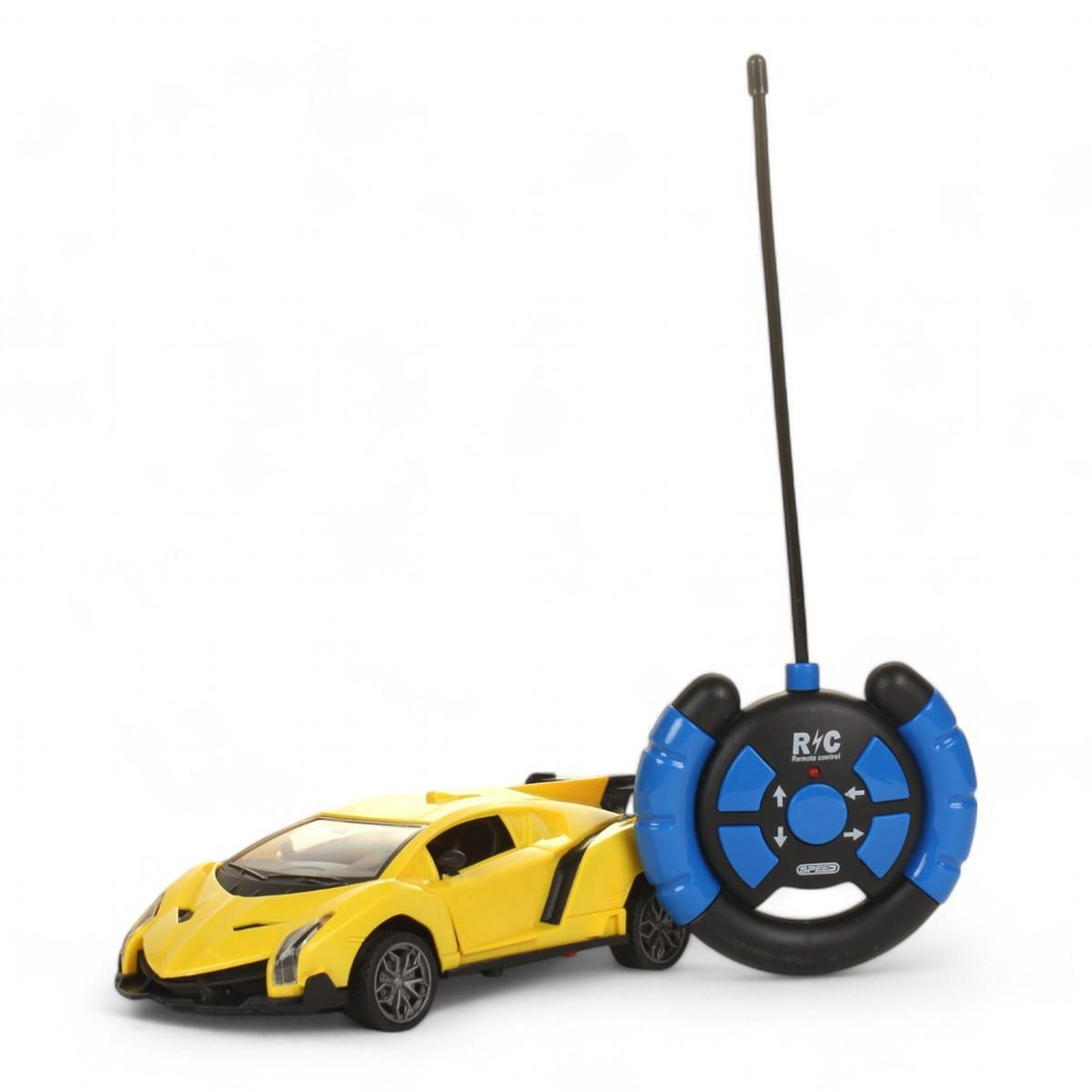 Машина классическая на РУ, желтая коробка 168H-2