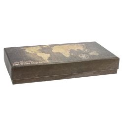 GAEM Набор подарочный: ручка перьевая, 5 наконечников, чернильница, держатель, L25,5 W11 H4 см