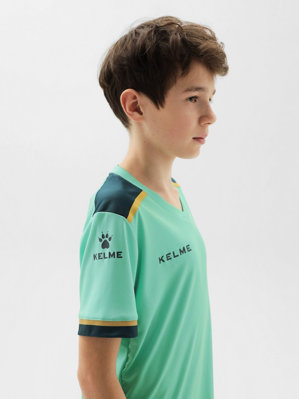 Детская футбольная форма KELME бирюзовый