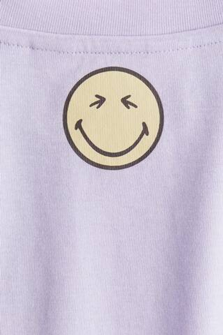 H&M Футболка с принтом, сиреневый