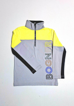Толстовка BOGNER KIDS MIKO в желтом/сером цвете