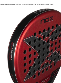 NOX, SS, PALA EA10 VENTUS HYBRID 12K Xtrem BY EDU ALONSO (2026), Padel Racket