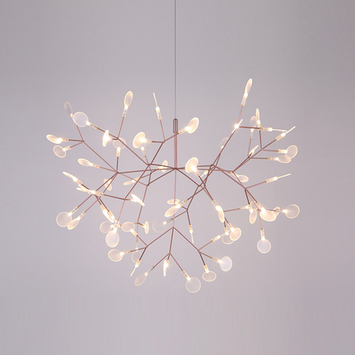 Подвесной дизайнерский светильник  Heracleum II by Moooi (медный, D100cm)