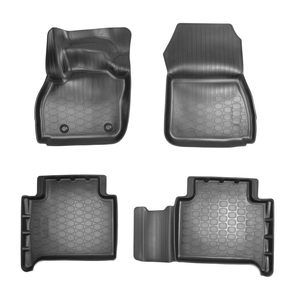 Ковры в салон Norplast/Unidec для Renault ZOE (2014-)Полиуретан,Черный, арт.NPA11-C69-910