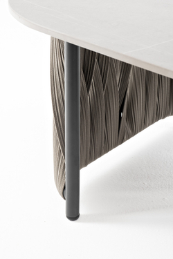 "Флоренция" лаунж-зона из искусственного ротанга, цвет графит