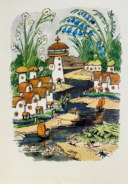 Носов Н.Н. Приключения Незнайки и его друзей. Рисунки А. Лаптева. М., 1957.
