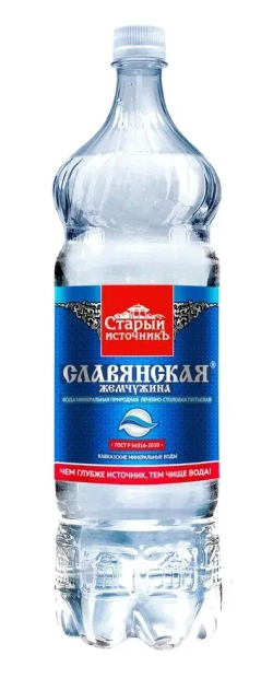 Вода минеральная Славянская Жемчужина газированная природная лечебно-столовая, 1,5 л