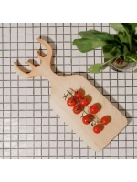 Разделочная доска из Сибирского кедра с гравировкой