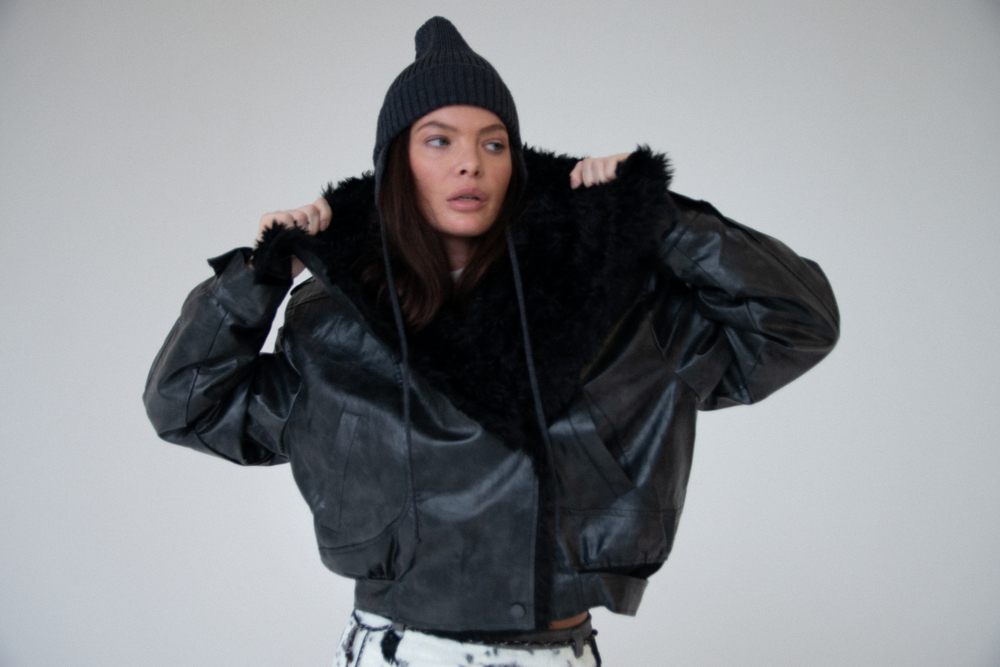 Дубленка с эко-мехом ELIAS