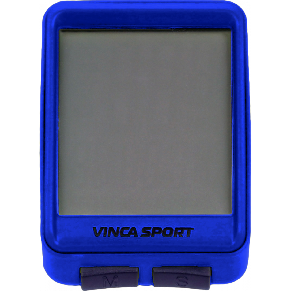 Компьютер беспроводной, 12 функций, синий с черным, инд.уп. Vinca Sport V 1507 blue/black