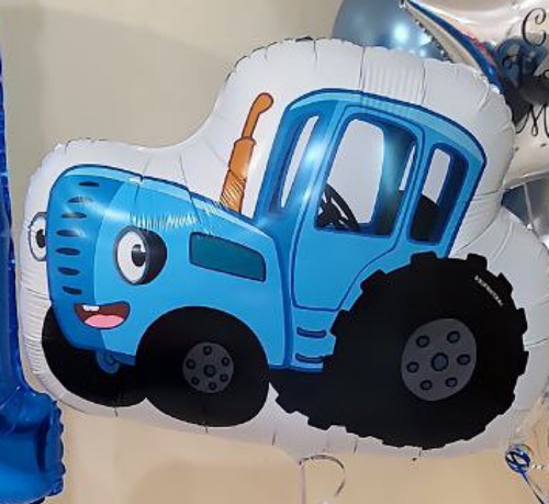 Синий трактор