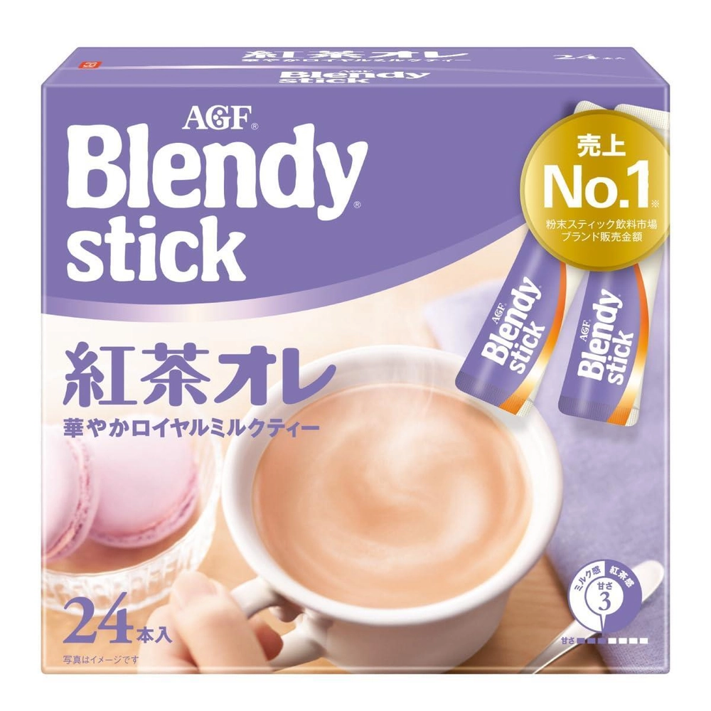 Чай черный растворимый 3 в 1 Blendy Stick с молоком
