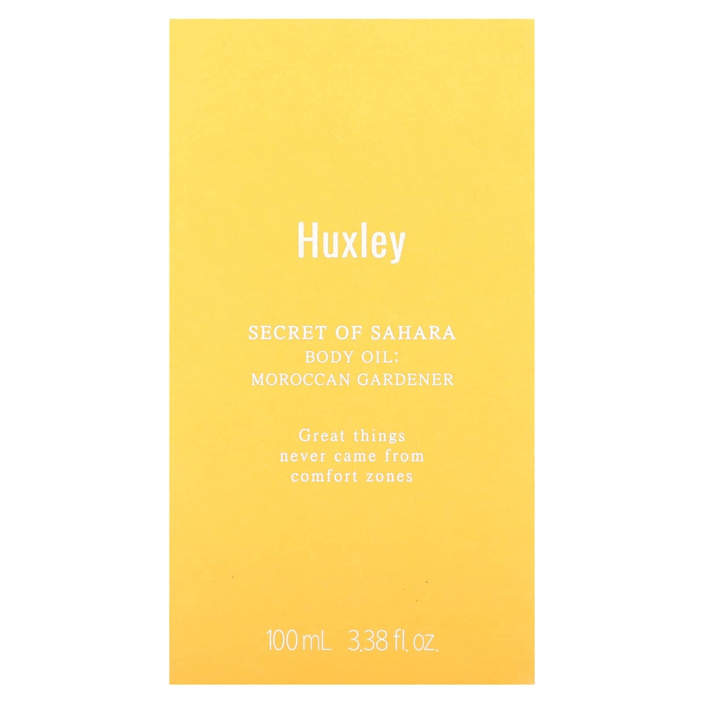 Huxley, Secret of Sahara, масло для тела, марокканский садовник, 100 мл (3,38 жидк. унц.)