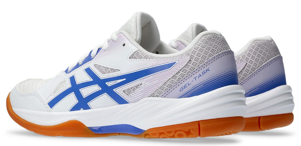 Женские кроссовки для бадминтона/сквоша Asics Gel-Task 3 - white/sapphire