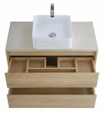 Тумба с раковиной и столешницей BelBagno KRAFT 90 Rovere Nebrasca Nature