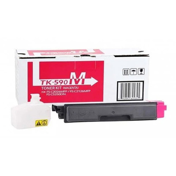 Тонер-картридж Kyocera TK-590M Magenta для FS-C2026/C2526/C5250/P6026C/P6526 (1T02KVBNL0)