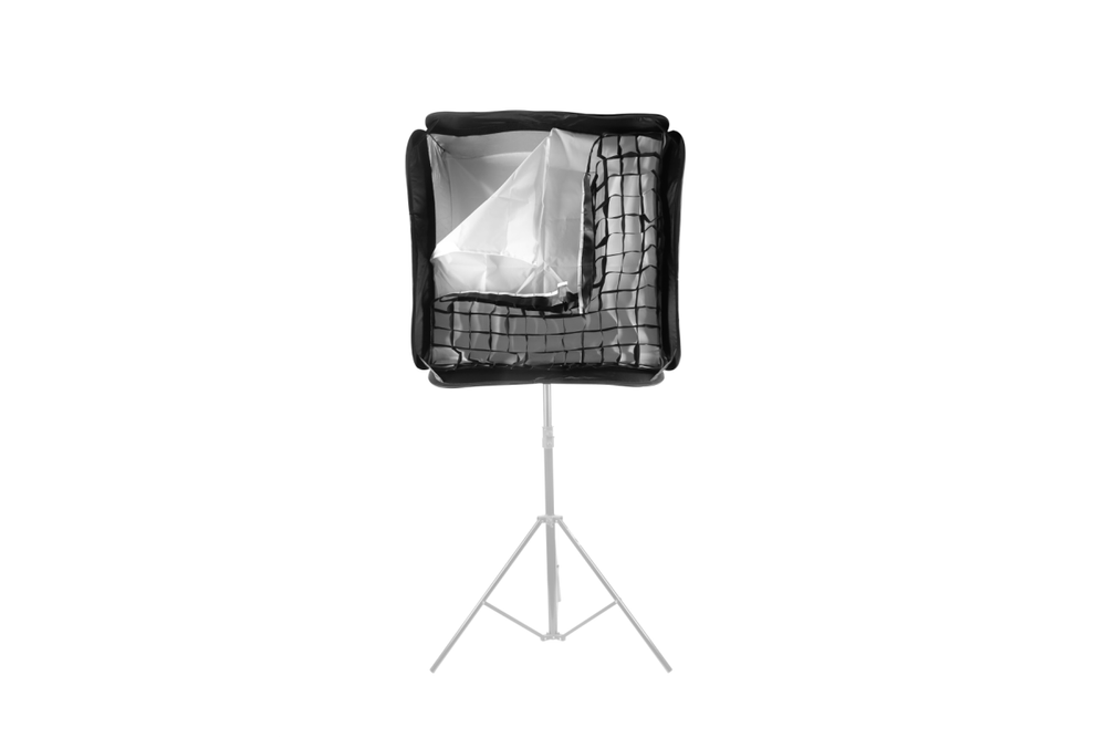Софтбокс для накамерной вспышки Raylab SCG8080 с сотами и адаптером