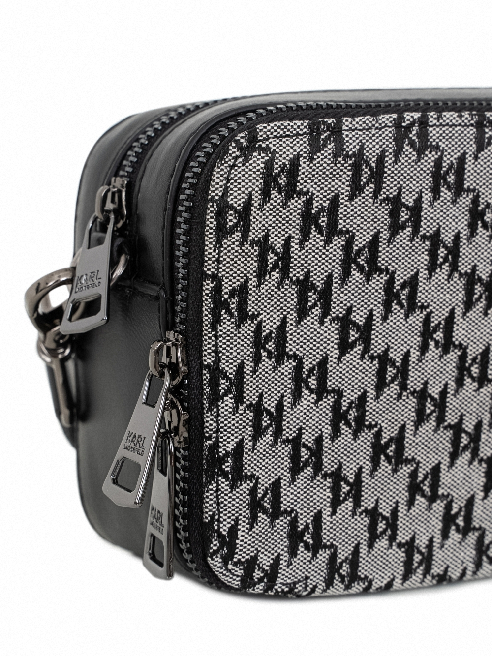 Сумка KARL LAGERFELD 805427 черный текстиль лого принт