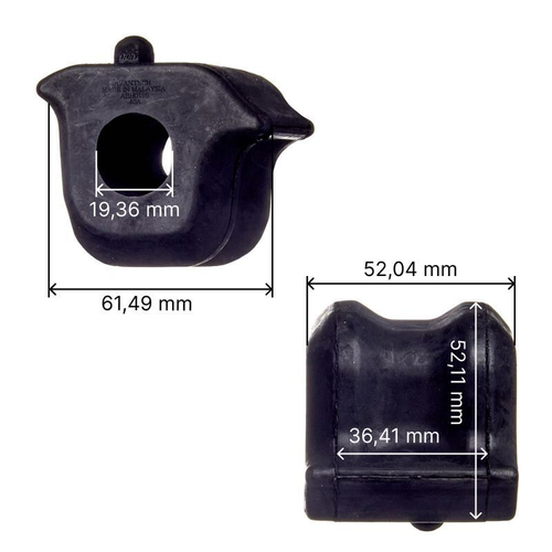 Втулки стабилизатора Avantech передняя левая ABH0199