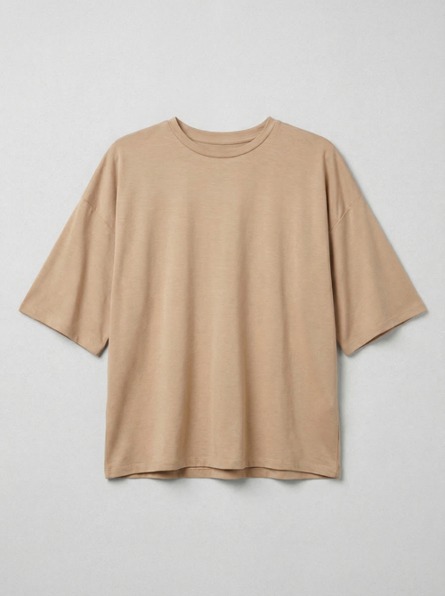 Свободная футболка из вискозы