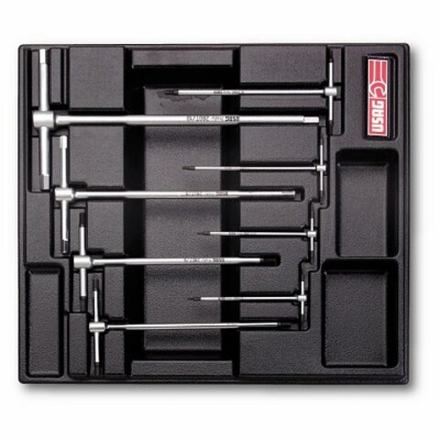 519/280T Набор Т-образных шестигранников на ложементе (8 предметов), USAG (Италия)