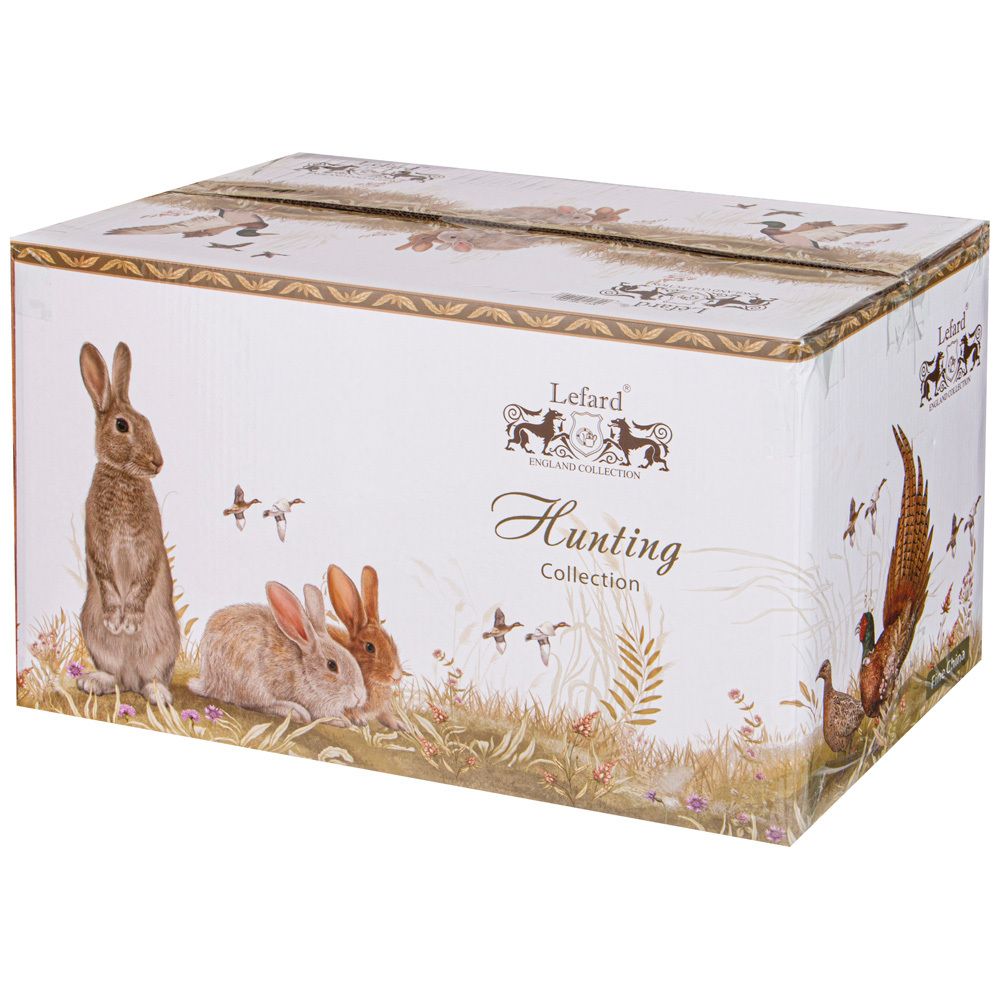 ЧАЙНЫЙ СЕРВИЗ LEFARD "ОХОТА" НА 6 ПЕР. 14 ПР. 1000/370/300 МЛ (КОР=2НАБ.)