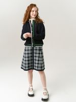 Кардиган бомбер для девочки AT1025 синий