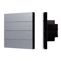 INTELLIGENT ARLIGHT Кнопочная панель SMART-DMX512-801-22-8G-8SC-DIM-IN Grey (230V, 2.4G) (IARL, IP20 Пластик, 5 лет) 039315