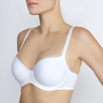 Бюстгальтер пуш-ап с гладкой формованной чашкой (Размер: 75A) (Цвет: белый)