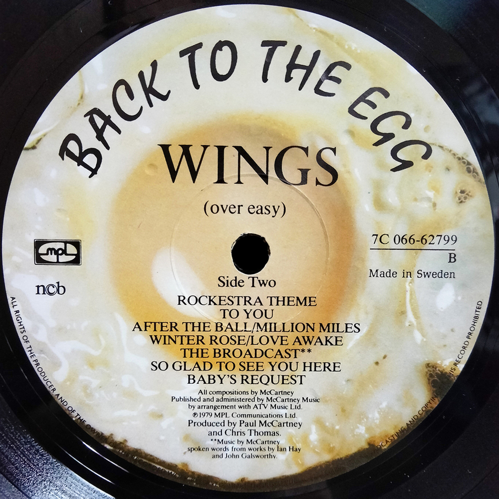 Wings / Back To The Egg (LP)