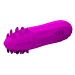 Вибромассажер-ротатор с рельефной массирующей головкой (Цвет: лиловый)