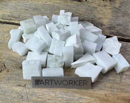 V1.K.white смальта разноформатная колотая белых оттенков