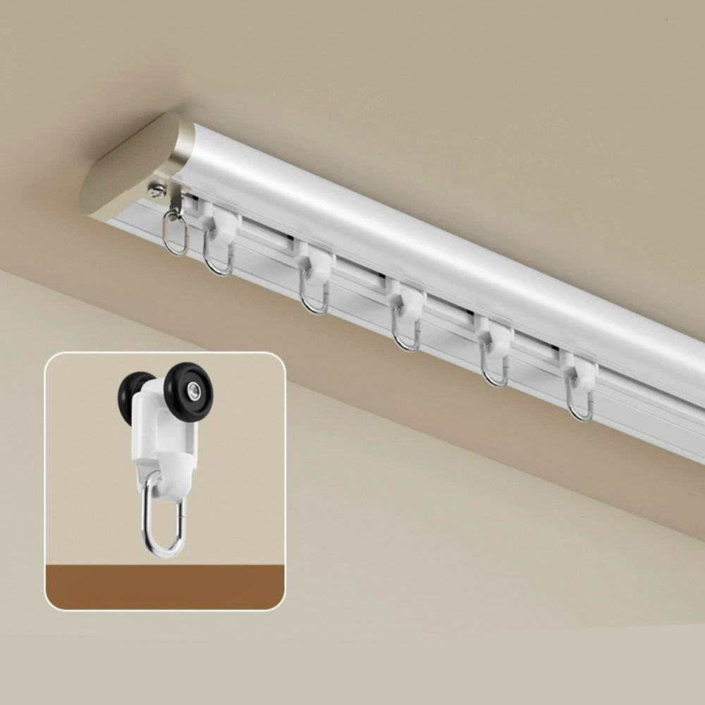 Современный профильный карниз для штор, алюминий