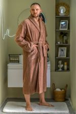 Халат мужской Комфорт-4 Виотекс КОРИЧНЕВЫЙ