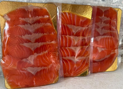 Форель слабосоленая, филе-нарезка, 200 гр