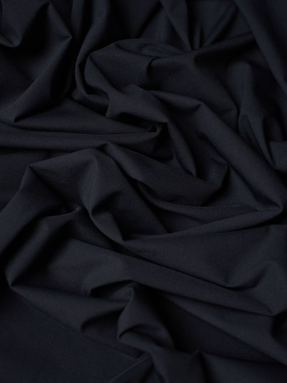 Микрофибра бельевая, эффект хлопка, Турция, черный 170 (мерный лоскут)