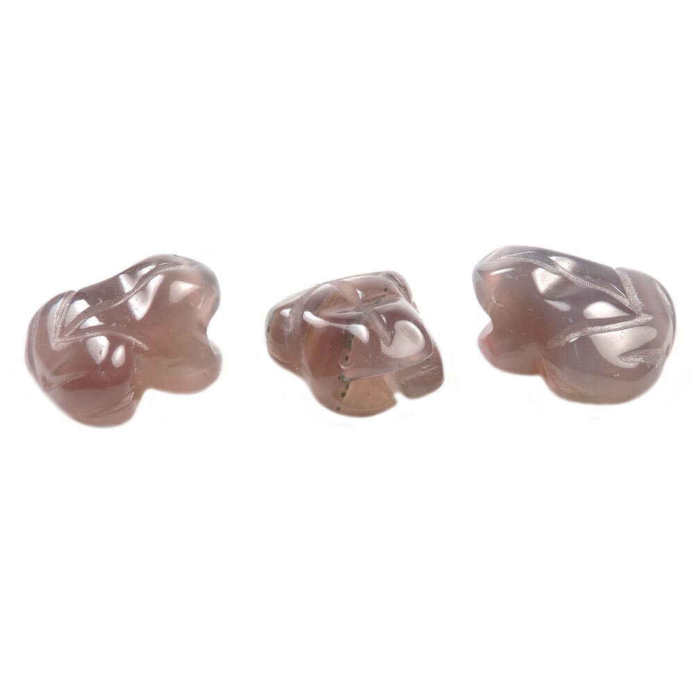 Лягушка "Малышка" халцедон(агат) асс.