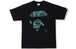 A Bathing Ape Reflector 1st Camo Ape Face Tee Tee