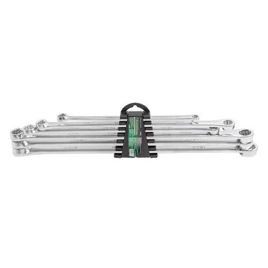 Набор ключей накидных экстра длинных, 6пр.(8х10, 11х13, 12х14, 15х17, 16х18, 19х21мм), в пластиковом держателе RockForce##Rock FORCE RF-50622