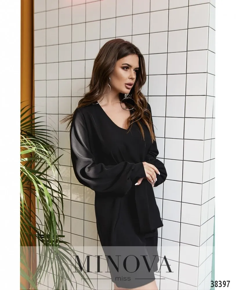 Платье 3139-черный Minova